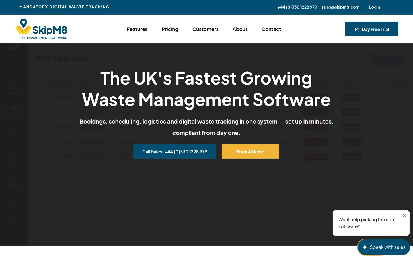 The SkipM8 home page