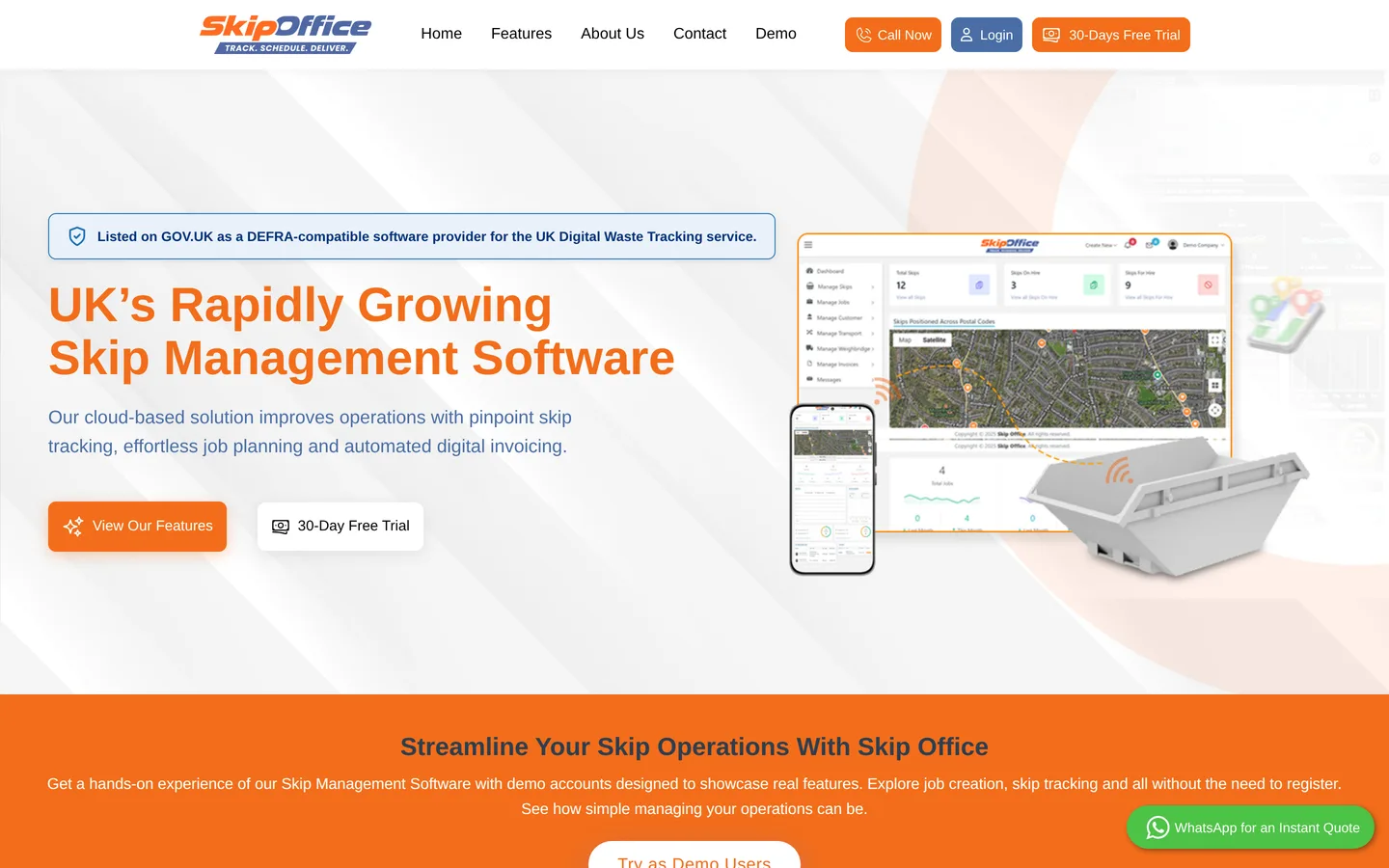 The Skipoffice home page