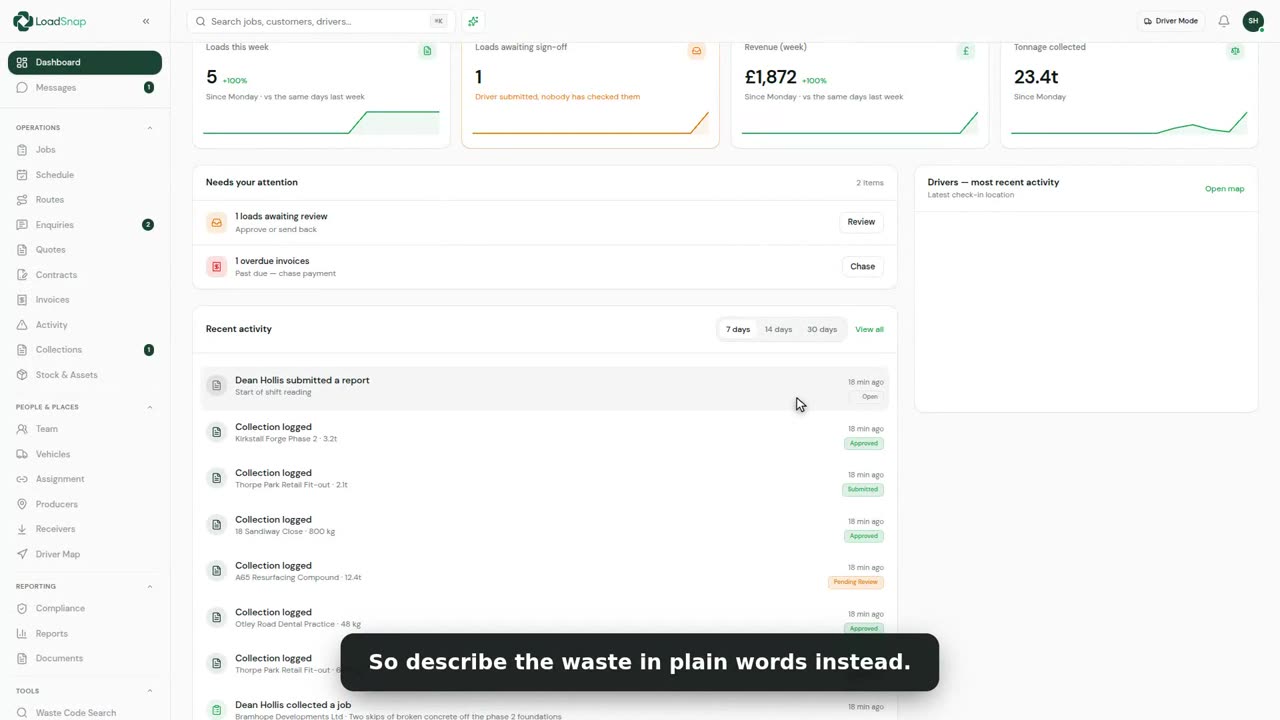 A still from the ai waste classification video